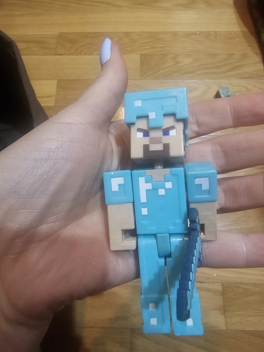 LEGO Minecraft Diamond Armor Steve Action Figures 6 Figures & 5 Blocks